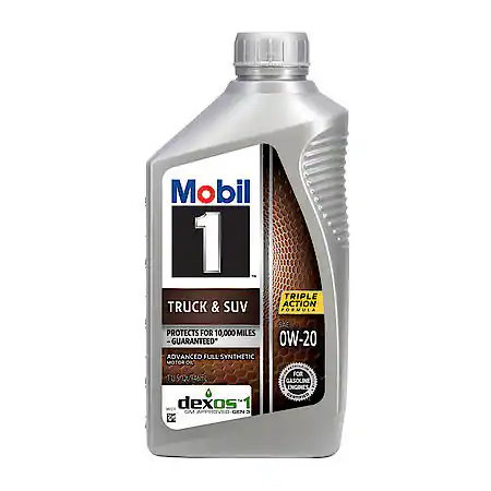 Mobil 1 Truck & SUV Full Synthetic Motor Oil 0W-20, 1 Quart