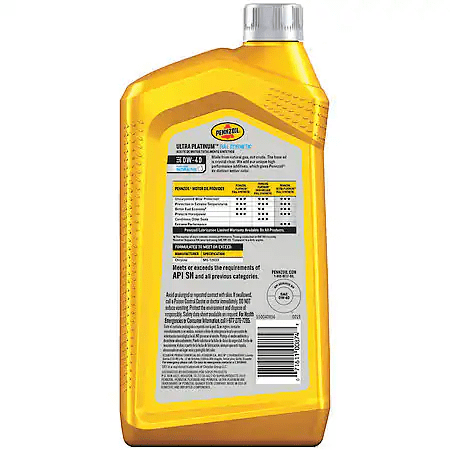 Pennzoil Ultra Platinum 0w40