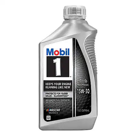 Mobil 1 Advanced Full Synthetic Motor Oil 15W-50, 1 Quart