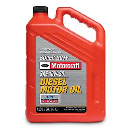 Motorcraft Super Duty 10W-30 Conventional Heavy Duty Diesel Engine Oil, 5 Quart