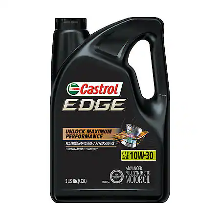 Castrol EDGE 10W-30 Full Synthetic Motor Oil 5 Quart