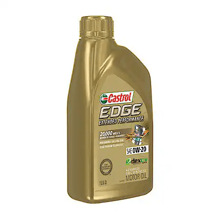 Castrol EDGE Extended Performance Full Synthetic 0W20 Motor Oil 1 Quart