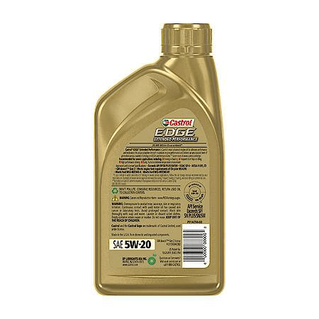 Castrol EDGE Extended Performance Full Synthetic 5W20 Motor Oil 1 Quart