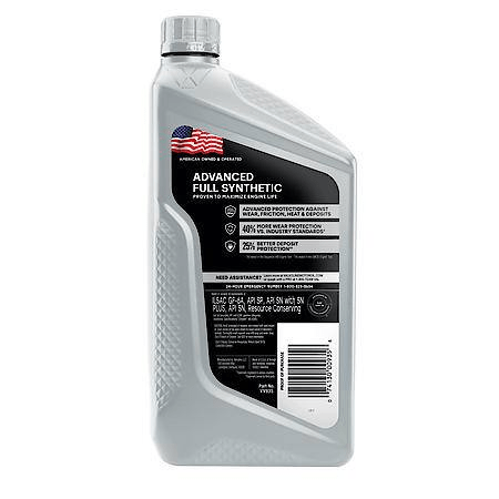 Valvoline Advanced Full Synthetic 10W-30 Motor Oil: Maximizes Engine Life, 1 Quart