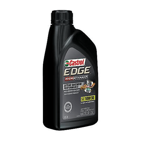 Castrol EDGE High Mileage 10W-30 Full Synthetic Motor Oil 1 Quart