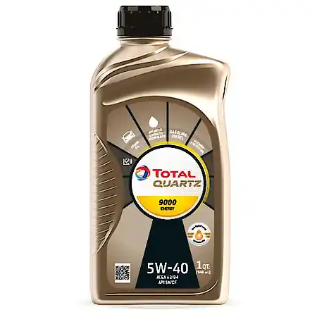 Total Quartz 5W40 A3B4 Full Synthetic Motor Oil, 1 L