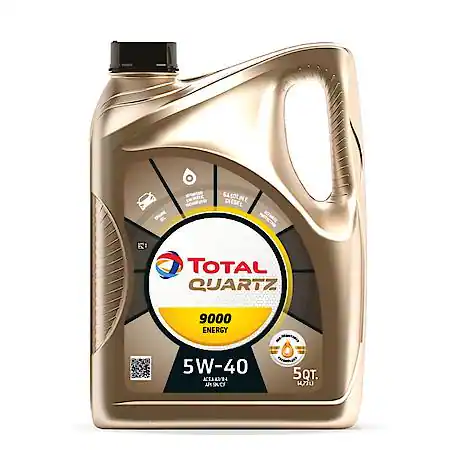 Total Quartz 5W40 A3B4 Full Synthetic Motor Oil, 5 L