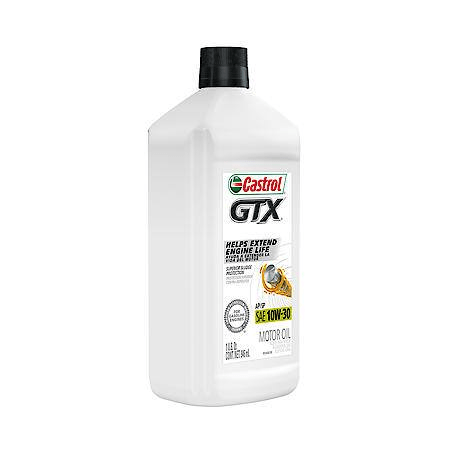 Castrol GTX 10W-30 Conventional Motor Oil: 1 Quart