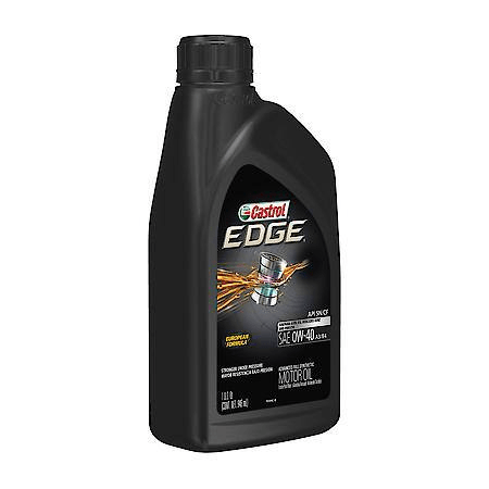 Castrol EDGE Euro Car 0W-40 A3/B4 Full Synthetic Motor Oil 1 Quart