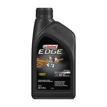 Castrol EDGE Euro Car 0W-40 A3/B4 Full Synthetic Motor Oil 1 Quart