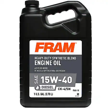 FRAM Synthetic Blend Heavy Duty 15W-40 Motor Oil: 1 Gallon