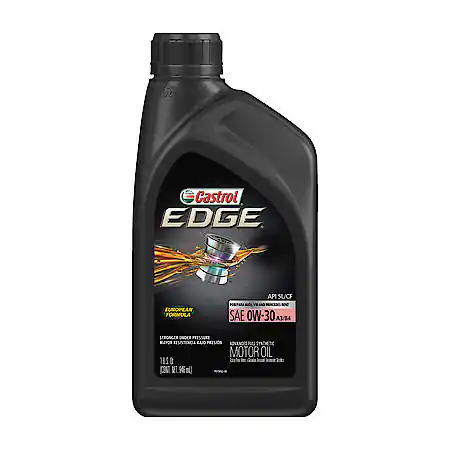 Castrol EDGE Euro Car 0W-30 A3/B4 Full Synthetic Motor Oil 1 Quart