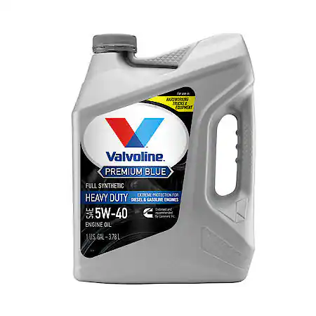 Valvoline Premium Blue Extreme Heavy Duty Full Synthetic 5W-40 Engine Oil: For Diesel Engines, 1 Gallon