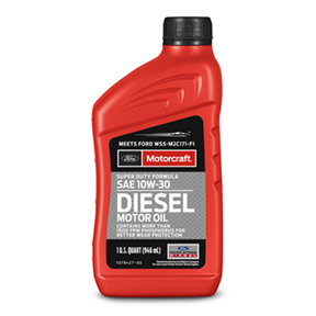 Motorcraft Super Duty 10W-30 Conventional Heavy Duty Diesel Engine Oil, 1 Quart