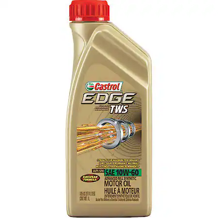 Castrol EDGE Full Synthetic Motor Oil, 10W-60 (1 Quart)