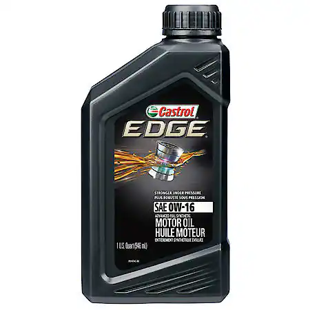 Castrol EDGE 0W-16 Full Synthetic Motor Oil 1 Quart