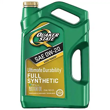 Quaker State Full Synthetic 0W-20 Motor Oil 5 Quart