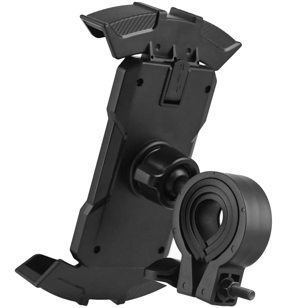 Bike Phone Holder Motorcycle Phone Mount - Motorcycle Handlebar Cell Phone Clamp, Scooter Phone Clip for iPhone 15 14 13 12 11 Android