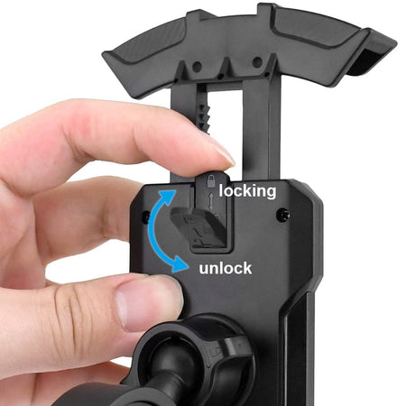 Bike Phone Holder Motorcycle Phone Mount - Motorcycle Handlebar Cell Phone Clamp, Scooter Phone Clip for iPhone 15 14 13 12 11 Android