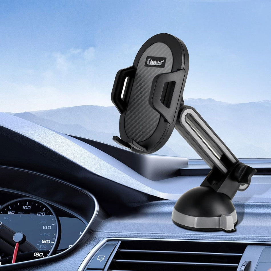 Cell Phone Mount for Dashboard Windshield Accessories Cradle Dash Stand for iPhone 15 14 13 12 11 Android