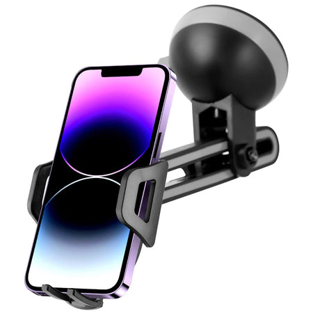 Cell Phone Mount for Dashboard Windshield Accessories Cradle Dash Stand for iPhone 15 14 13 12 11 Android