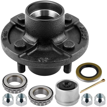 Trailer Axle Kits With 4 on 4" Bolt Idler Hub for 2000LBS Axle