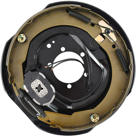 12" x 2" electric trailer brake assembly Left Side for 5200 - 7000 lbs axle