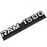 Dodge RAM 1500 Emblems Cummins Turbo Diesel Rear Sticker
