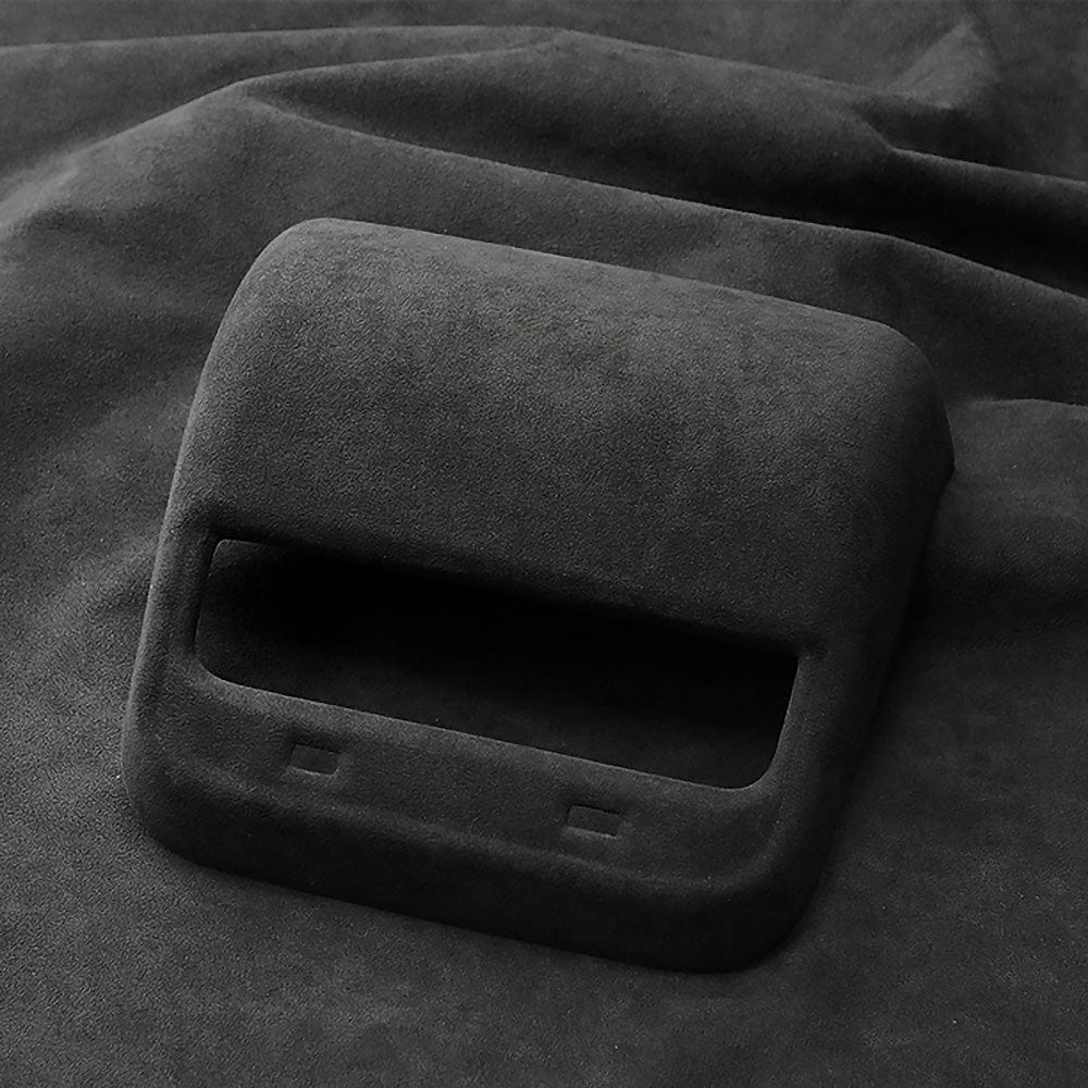 Model 3 & Y Alcantara Rear Air Conditioner Vent Cover Kickproof Frame