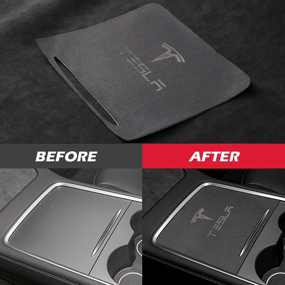Model 3 & Y Highland Alcantara Center Console Cover Protector