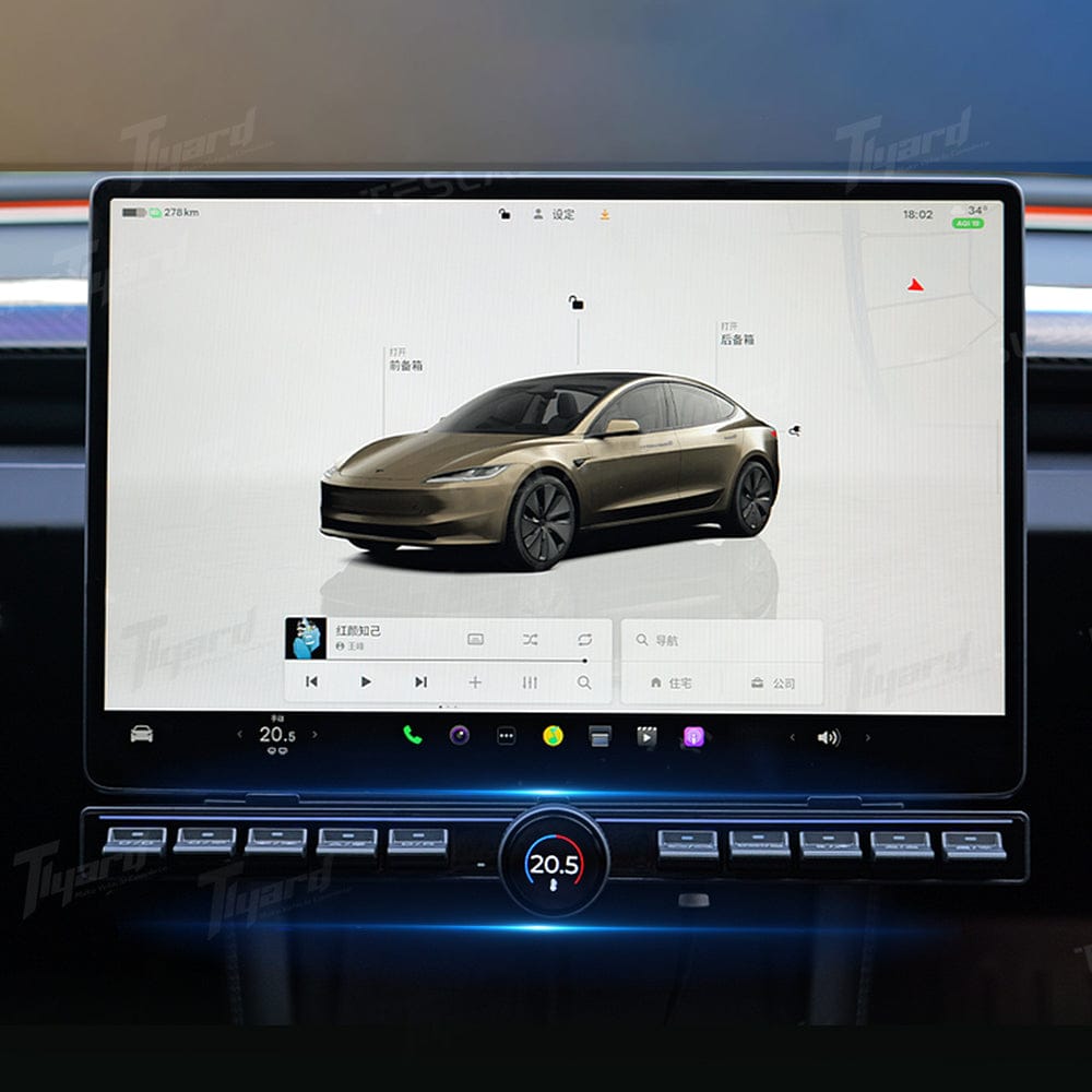Model 3/Y/Highland Multi-function Intelligent Control Physical & Rotating Buttons