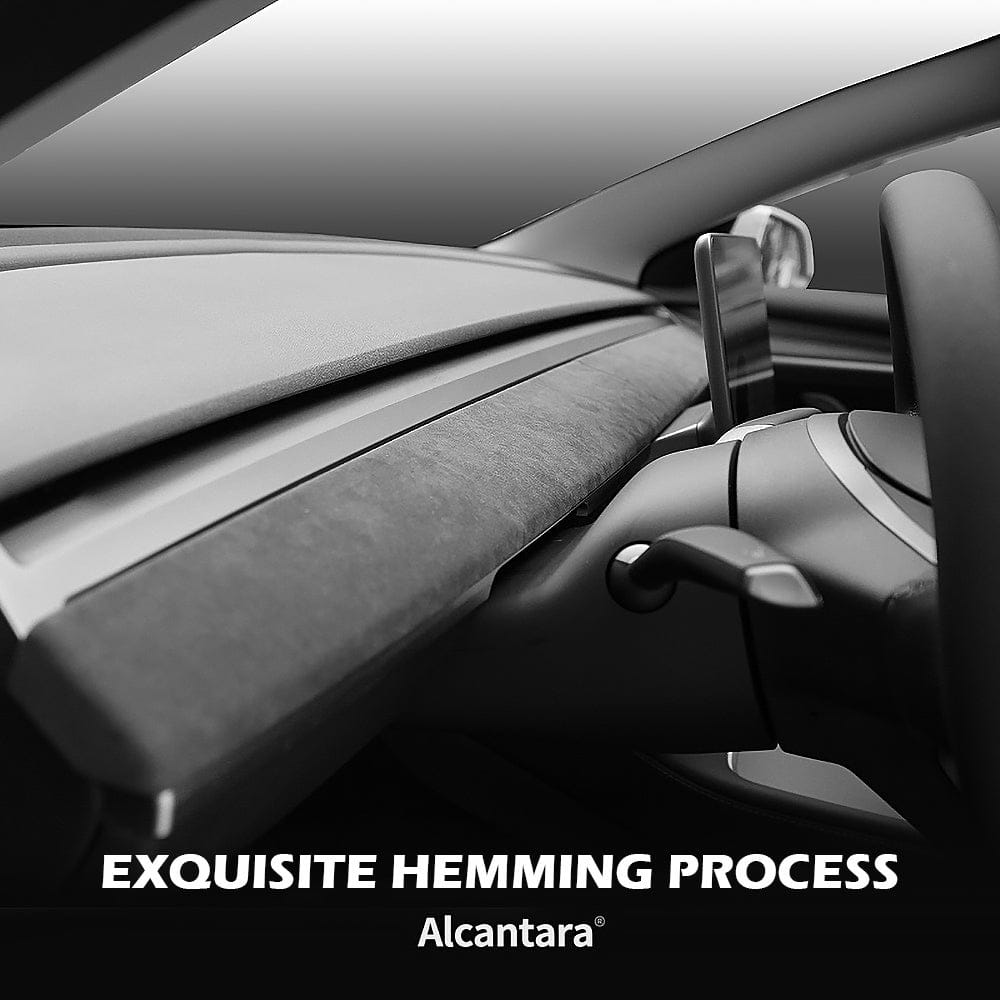 Tesla Model 3 & Y Alcantara Dashboard Cover Dash Replacement