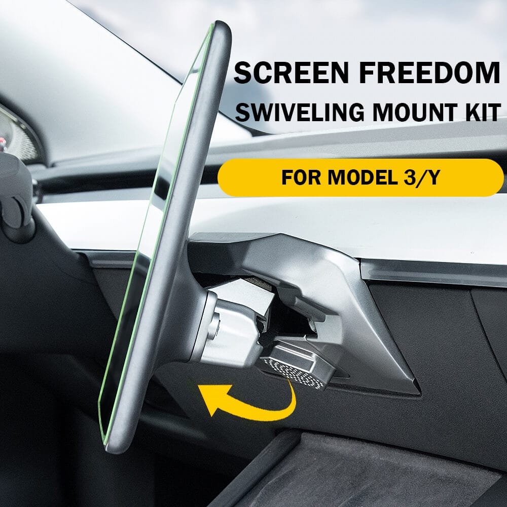 Model 3 & Y Center Console Control Button + Touch Screen Swiveling Mount Kit