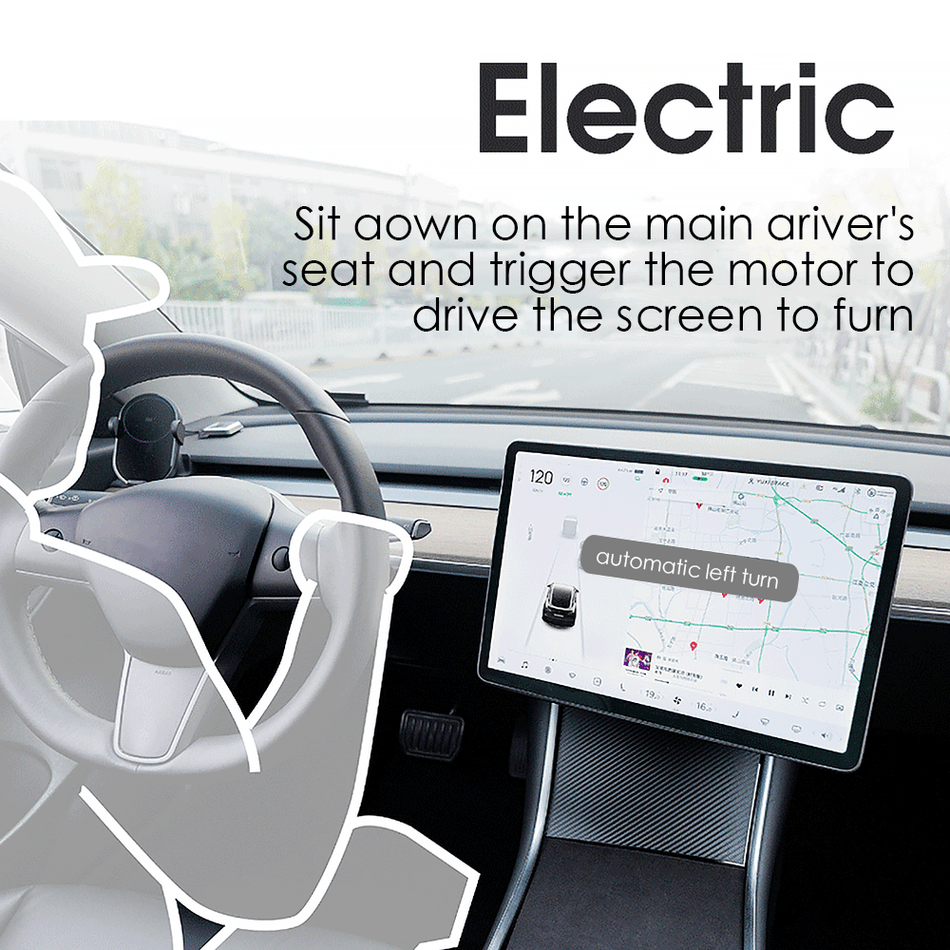 Model 3 & Y Touch Screen Automatic Swiveling Rotating Mount For Model 3 Highland/ Y Juniper