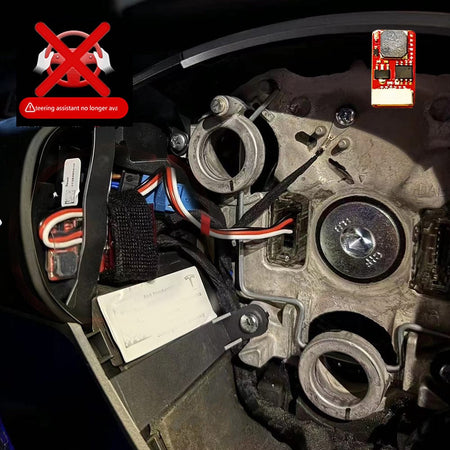 Tesla FSD Autopilot Assist Auxiliary Chip AP Nag Elimination Model 3/Y/S/X/Cybertruck Module Steering Wheel
