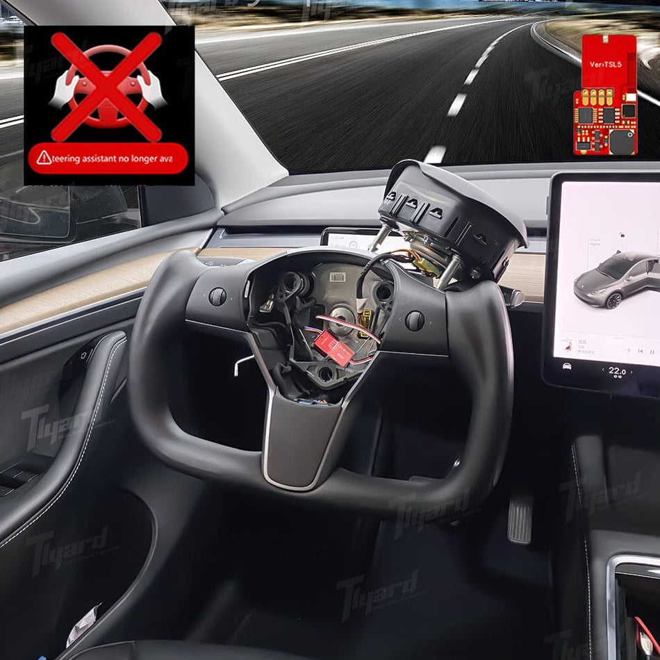 Tesla FSD Autopilot Assist Auxiliary Chip AP Nag Elimination Model 3/Y/S/X/Cybertruck Module Steering Wheel