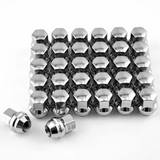 Set of 32 Stainless Wheel Lugs Nuts for Dodge Durango Jeep Wrangler 6509422AA