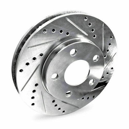 Chevy Malibu Cobalt K2164 Front Drilled Brake Rotors & Pads