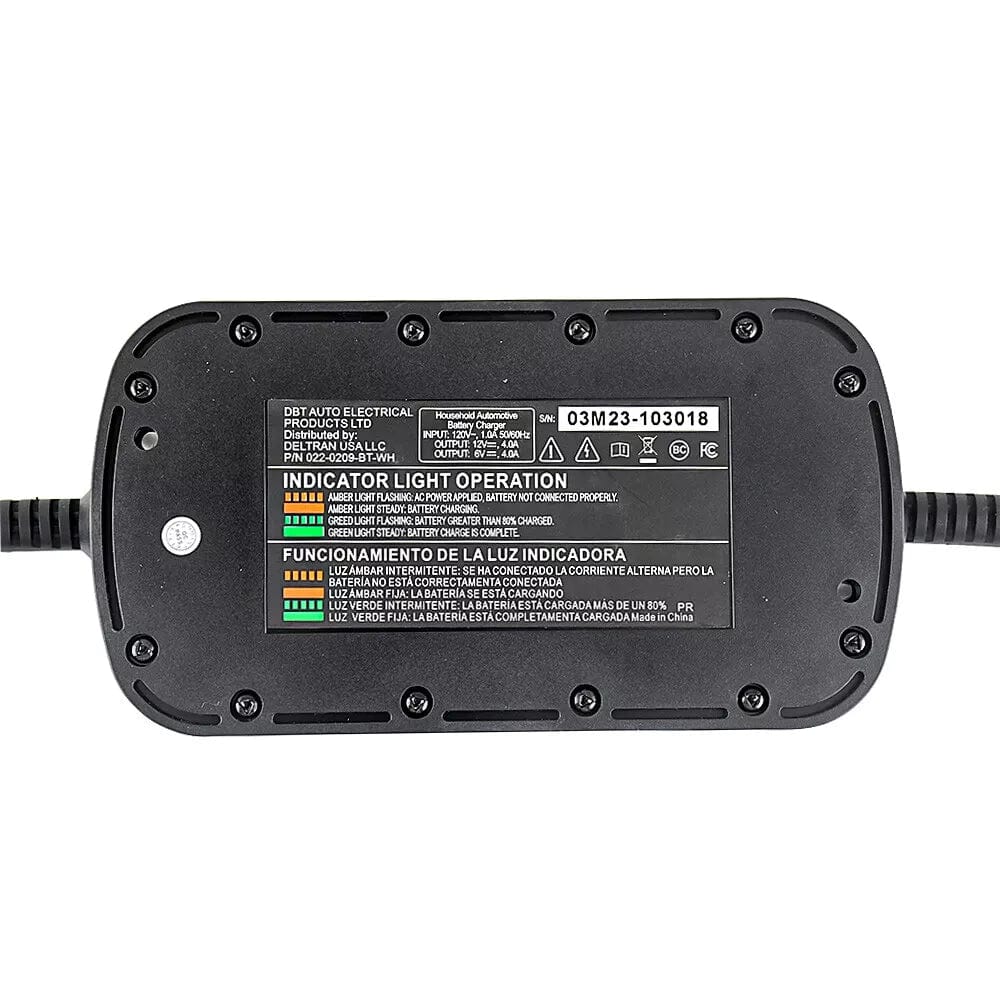 Battery Tender 6V 4A LED Charger for Truck ATV Motorcycle