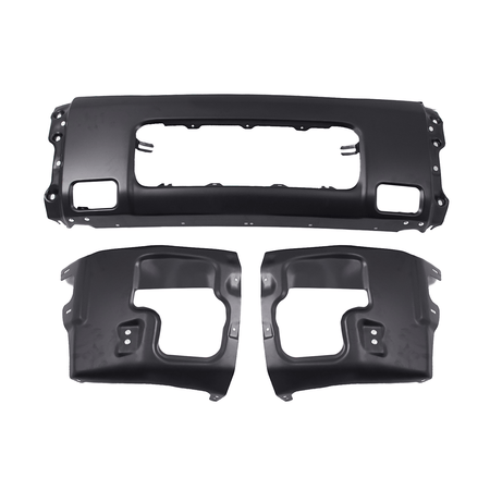 Black Front Bumper Face Bar Fit For Nissan Titan 2004-2015