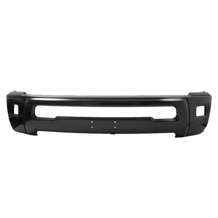 Black Front Bumper Face Bar W/o Fog Light hole Fit For Dodge Ram 2500 3500 10-18