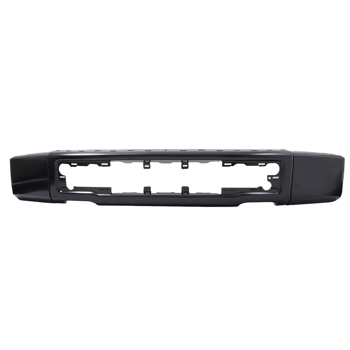 Black Front Bumper No Side Cover Holes FO1002423 Fit For Ford F150 2015-2017