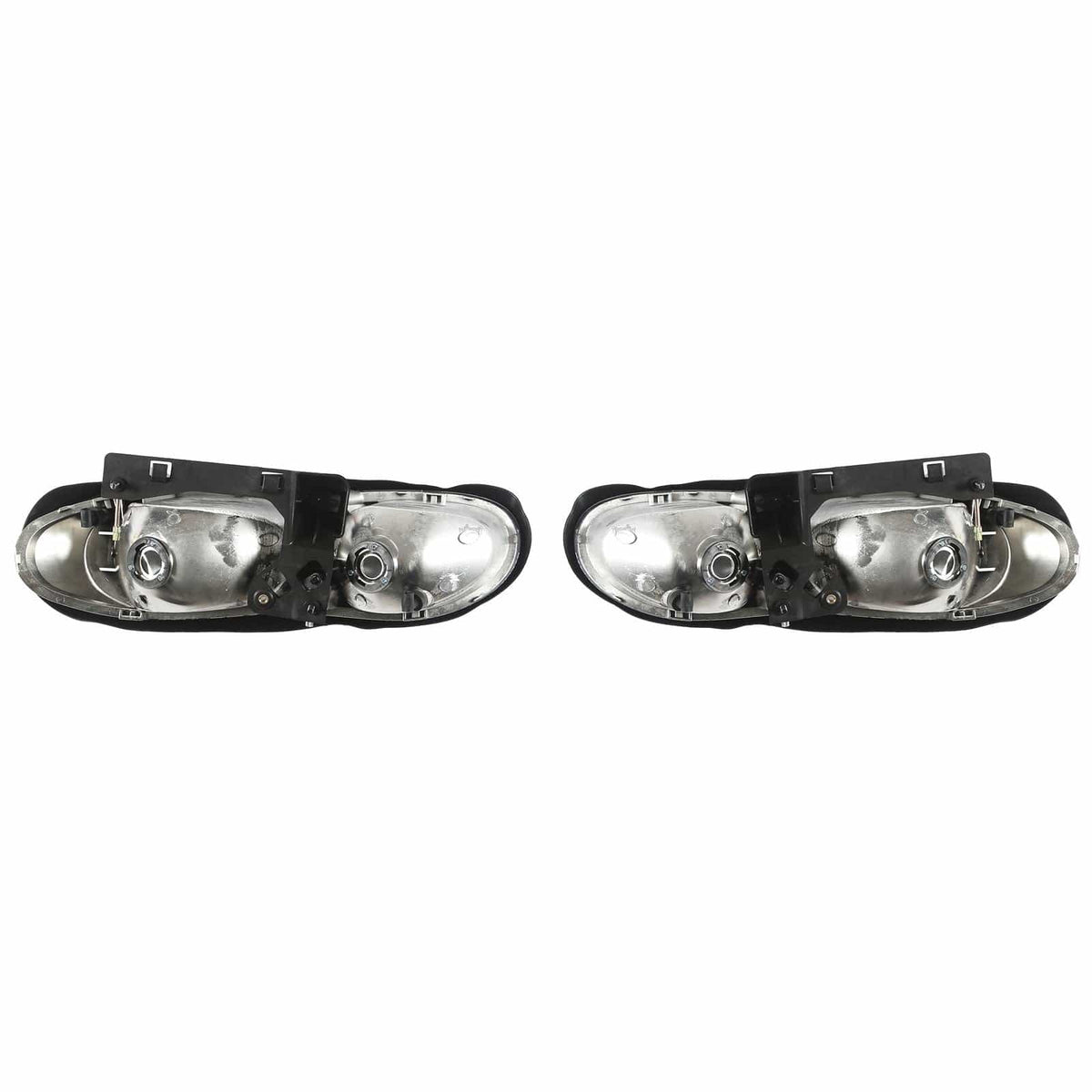 Black Housing Pair Headlights Assembly Fit for Chevy Camaro 1998-2002 Left Right