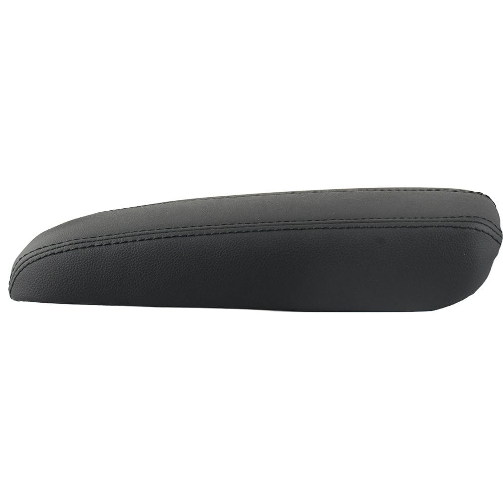 Black Leather Suture Console Armrest Lid Cover for 2008 2009 2010 2011 2012 Honda Accord Center Console Cover Lid