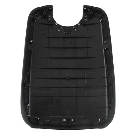 Black Leather Suture Console Armrest Lid Cover for 2008 2009 2010 2011 2012 Honda Accord Center Console Cover Lid