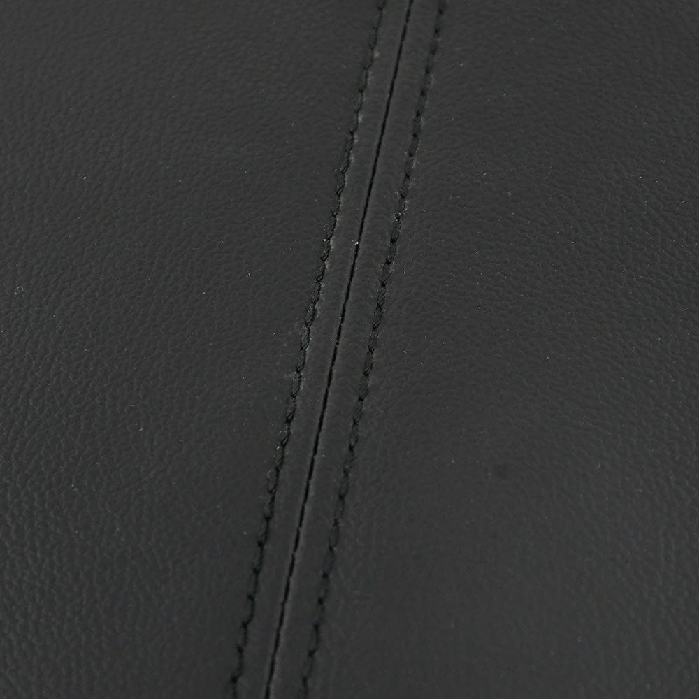 Black Leather Suture Console Armrest Lid Cover for 2008 2009 2010 2011 2012 Honda Accord Center Console Cover Lid