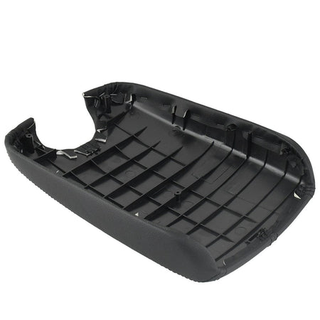 Black Leather Suture Console Armrest Lid Cover for 2008 2009 2010 2011 2012 Honda Accord Center Console Cover Lid