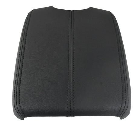 Black Leather Suture Console Armrest Lid Cover for 2008 2009 2010 2011 2012 Honda Accord Center Console Cover Lid