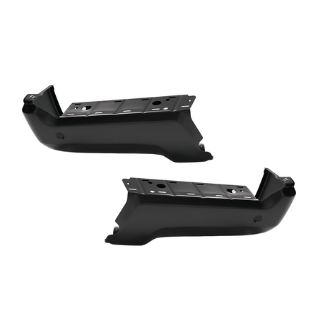 Black Rear Bumper Face Bars Fit For Ford F250 F350 2017-2022 w/ Park Hole