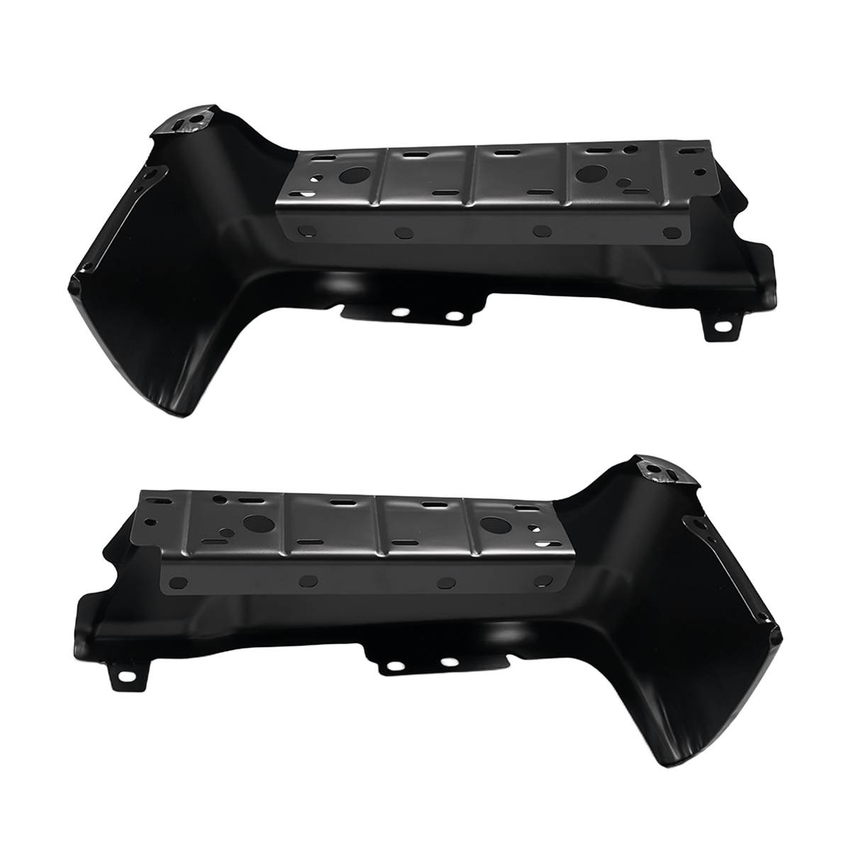 Black Rear Bumper Face Bars Fit For Ford F250 F350 2017-2022 w/ Park Hole